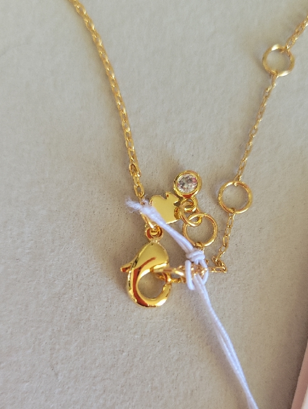 Kate Spade Gold Chain Necklace with Daisy, Yellow Car & 'Girls Trip' Charm - Picture 5 of 8